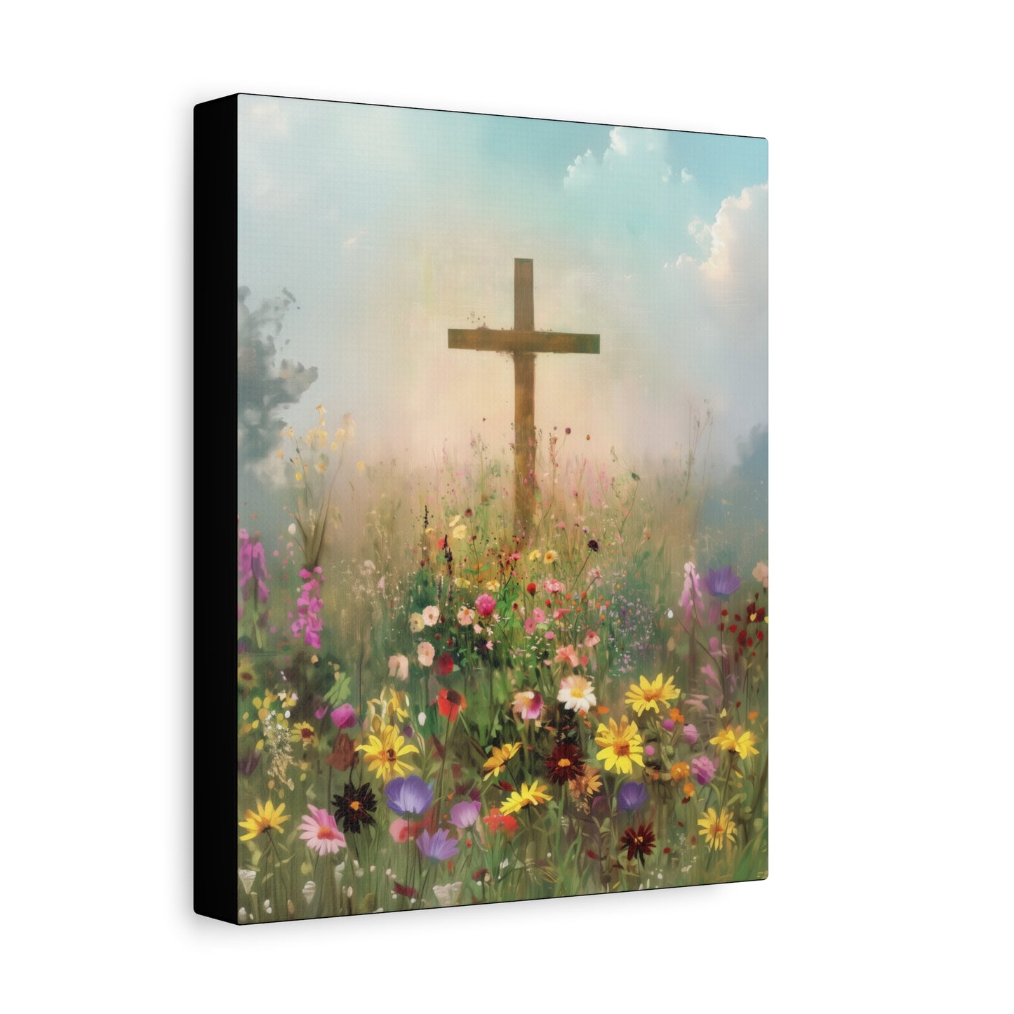 The Cross That Called the Earth to Life - Gallery Wrapped Canvas - Print - Religious Art for your Home - Catholic
