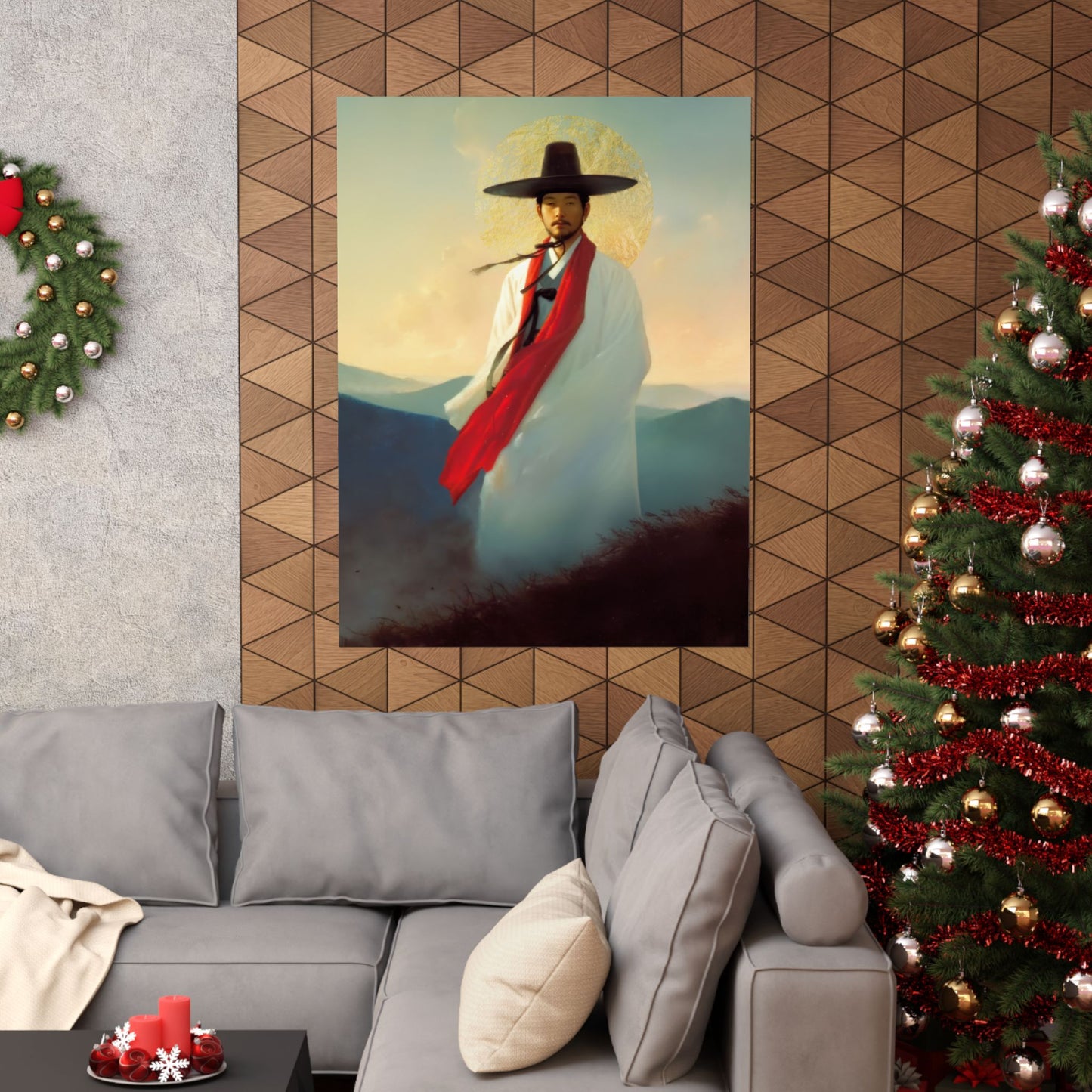 Saint Andrew Kim Taegon -  Sanctified Souls Print - Multiple Sizes - Premium Posters - Catholic Art - Christian Home - Martyr Saint