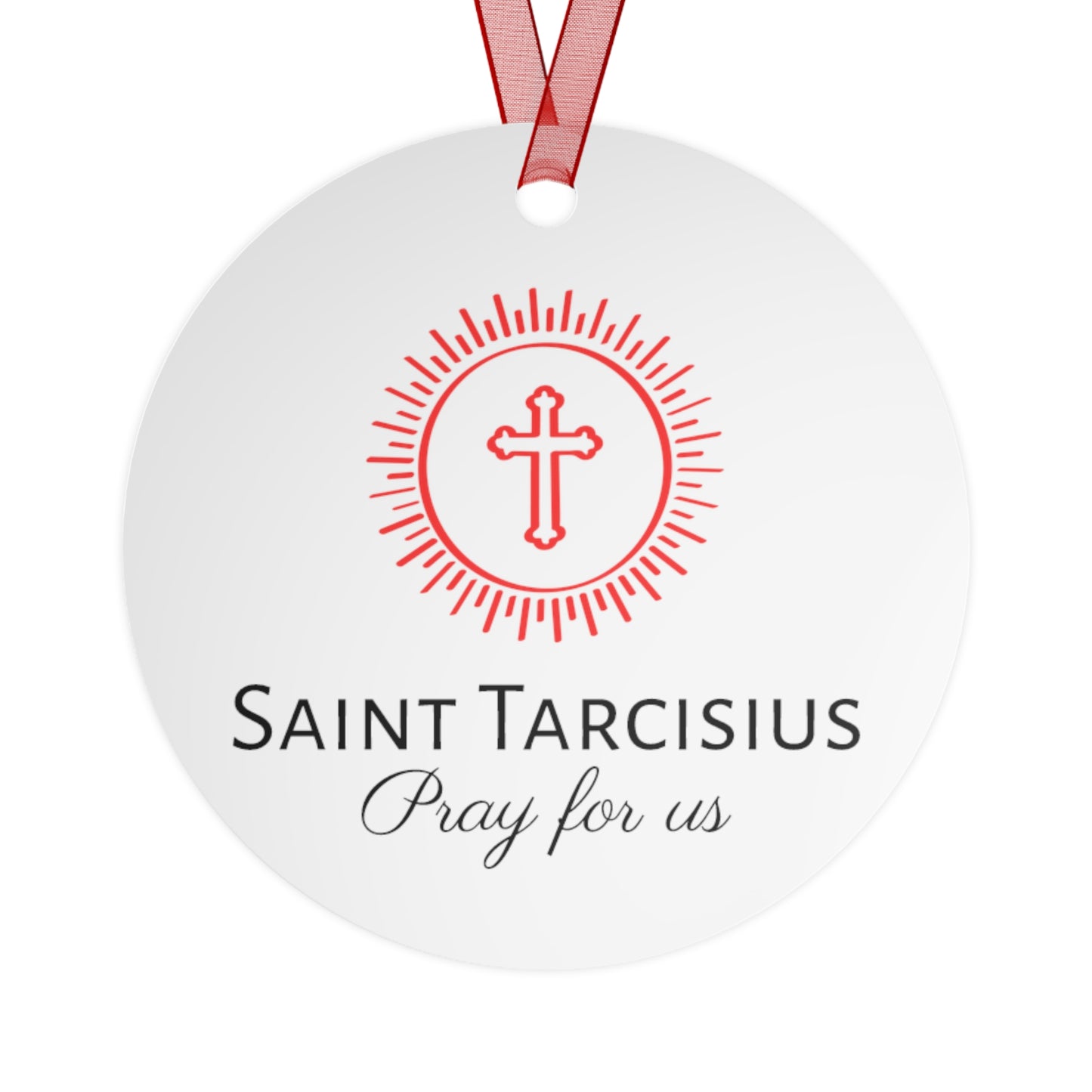 Saint Tarcisius - Religious Holiday Christmas Ornament and Keepsake - Double sided Keepsake Religious Ornament