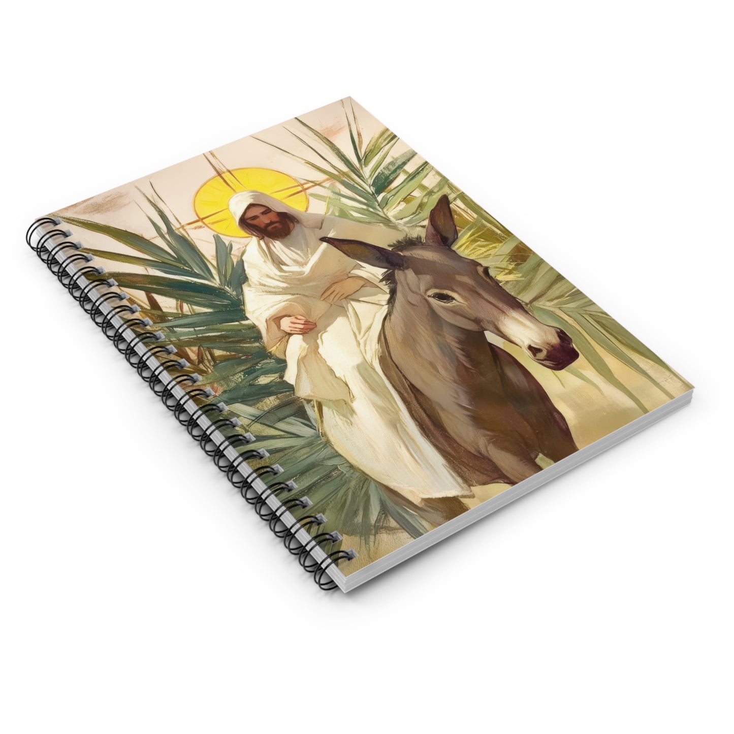 Benedictus Qui Venit (Blessed is He who comes) - Sanctified Souls Art - Religious Based Notebook - Spiral Notebook - Ruled Line