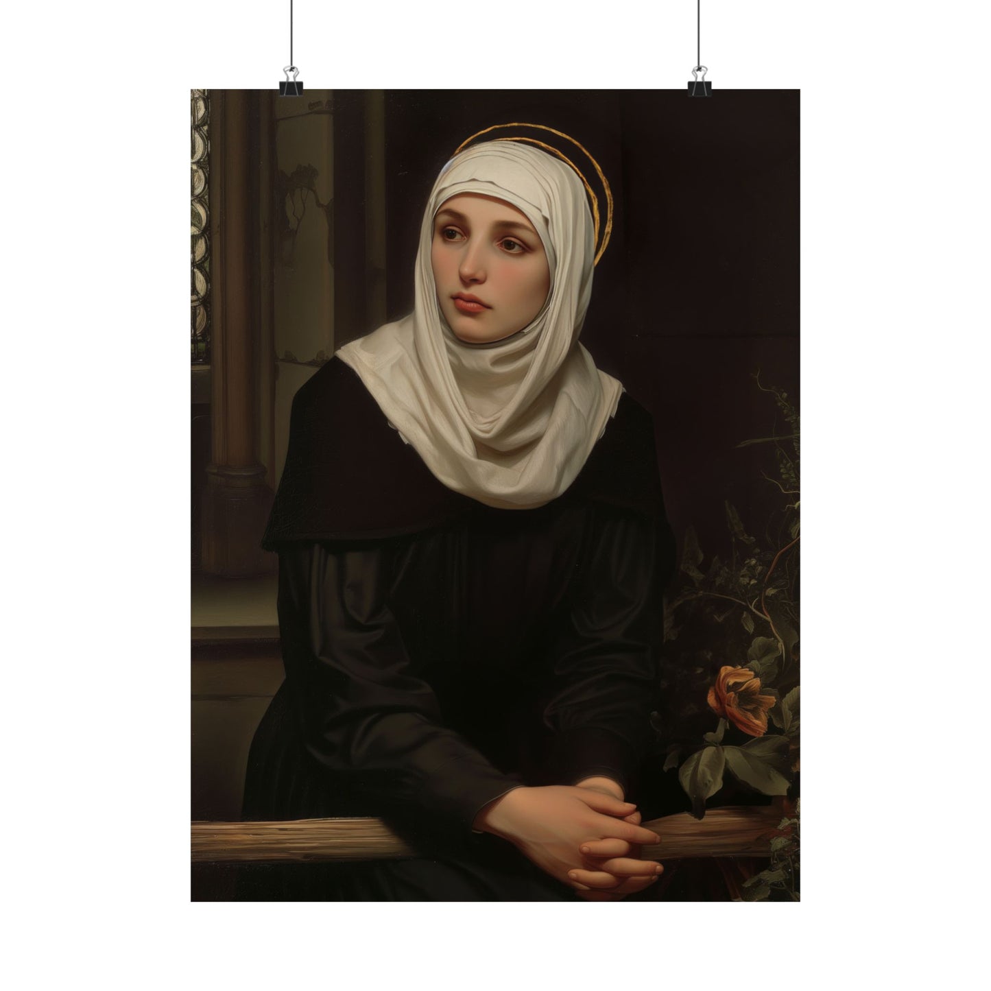 Saint Angela Merici - Sanctified Souls Print - Multiple Sizes - Premium Matte Vertical Posters - Catholic Art for the home