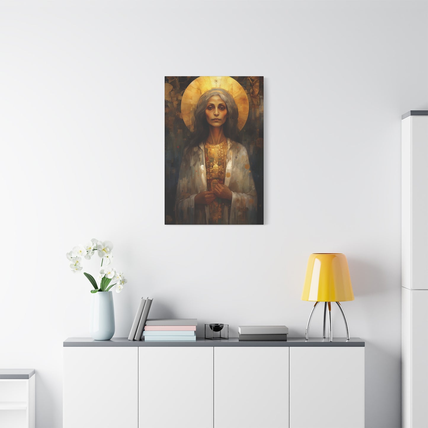 Saint Mary of Egypt - Museum Wrapped Canvas - Sanctified Souls Print - Religious Art for your Home