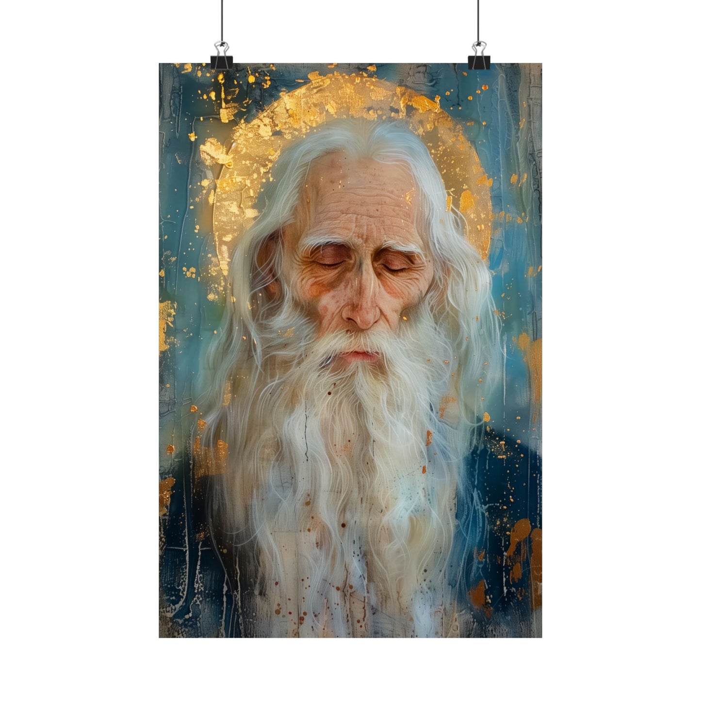 Saint Paul the Simple Print - Sanctified Souls Print - Multiple Sizes - Premium Matte Vertical Posters - Catholic Saint Art - Home decor