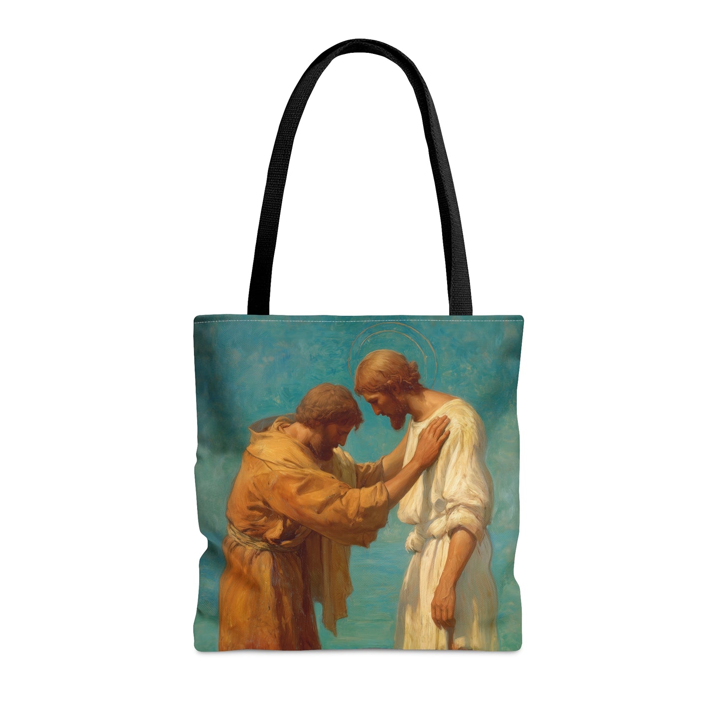 Saint John the Baptist, Servant of the Dawn - Tote Bag - Large Medium Small Faith Art Bag - Catholic Faith Purse - Double Sided