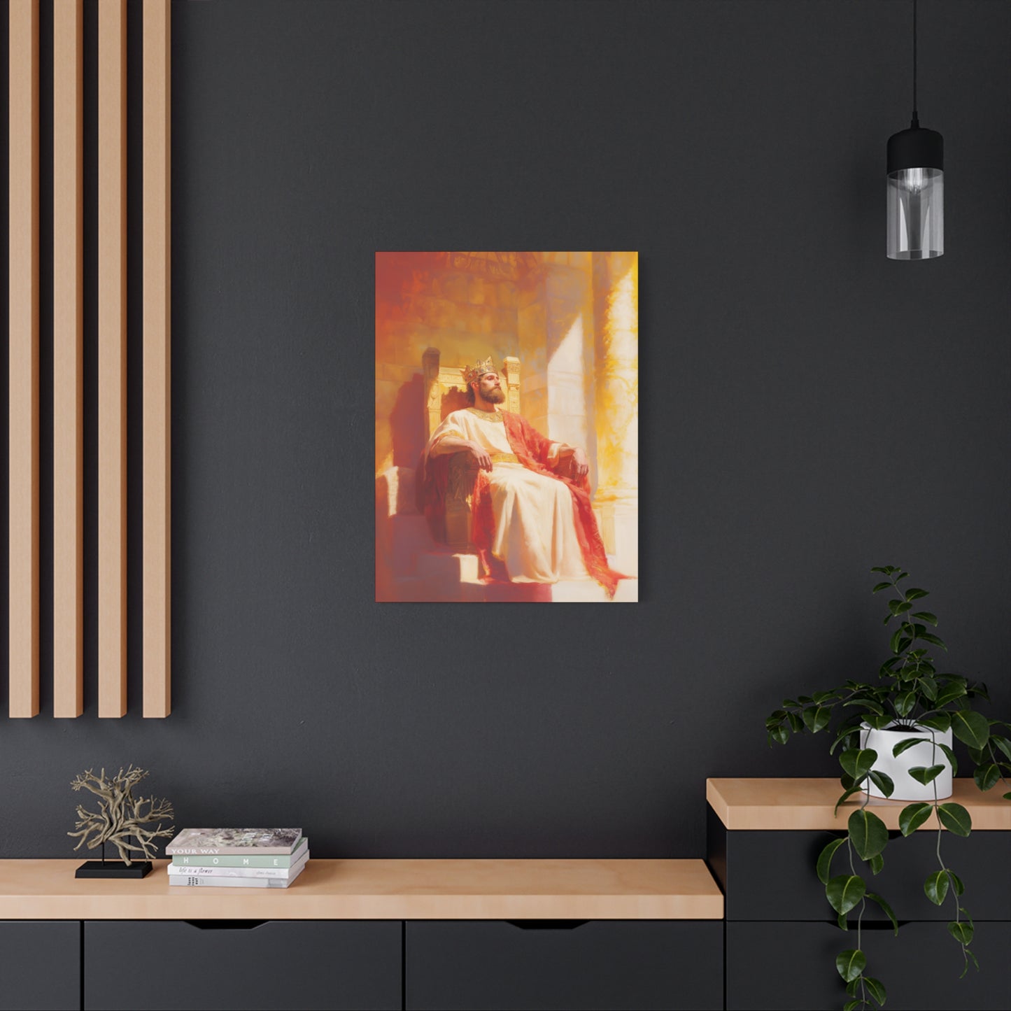 King Solomon: Keeper of God's Understanding - Gallery Wrapped Canvas - Print - Religious Art for your Home - Catholic Art