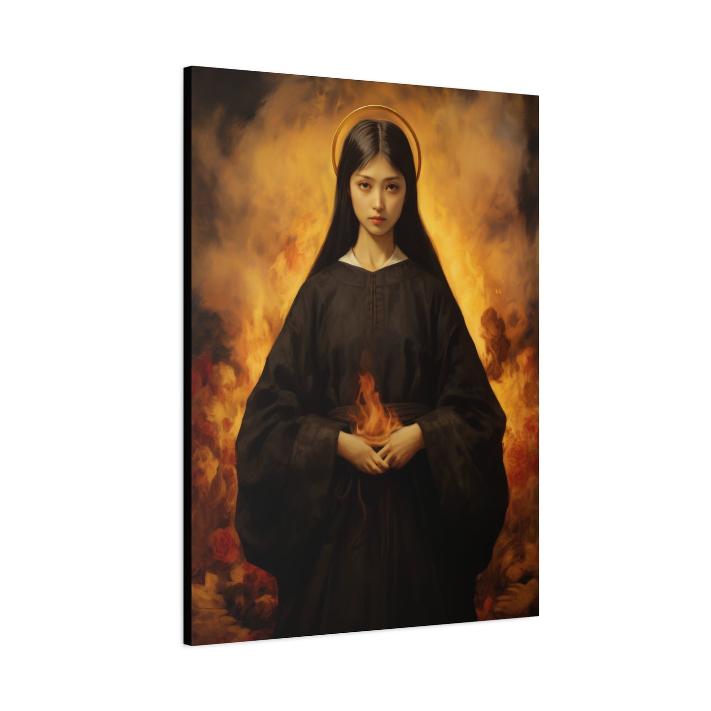 Blessed Mary Magdalen Kiota - Museum Wrapped Canvas - Print - Religious Art for your Home - Christian print - Prayer Room Catholic Saint