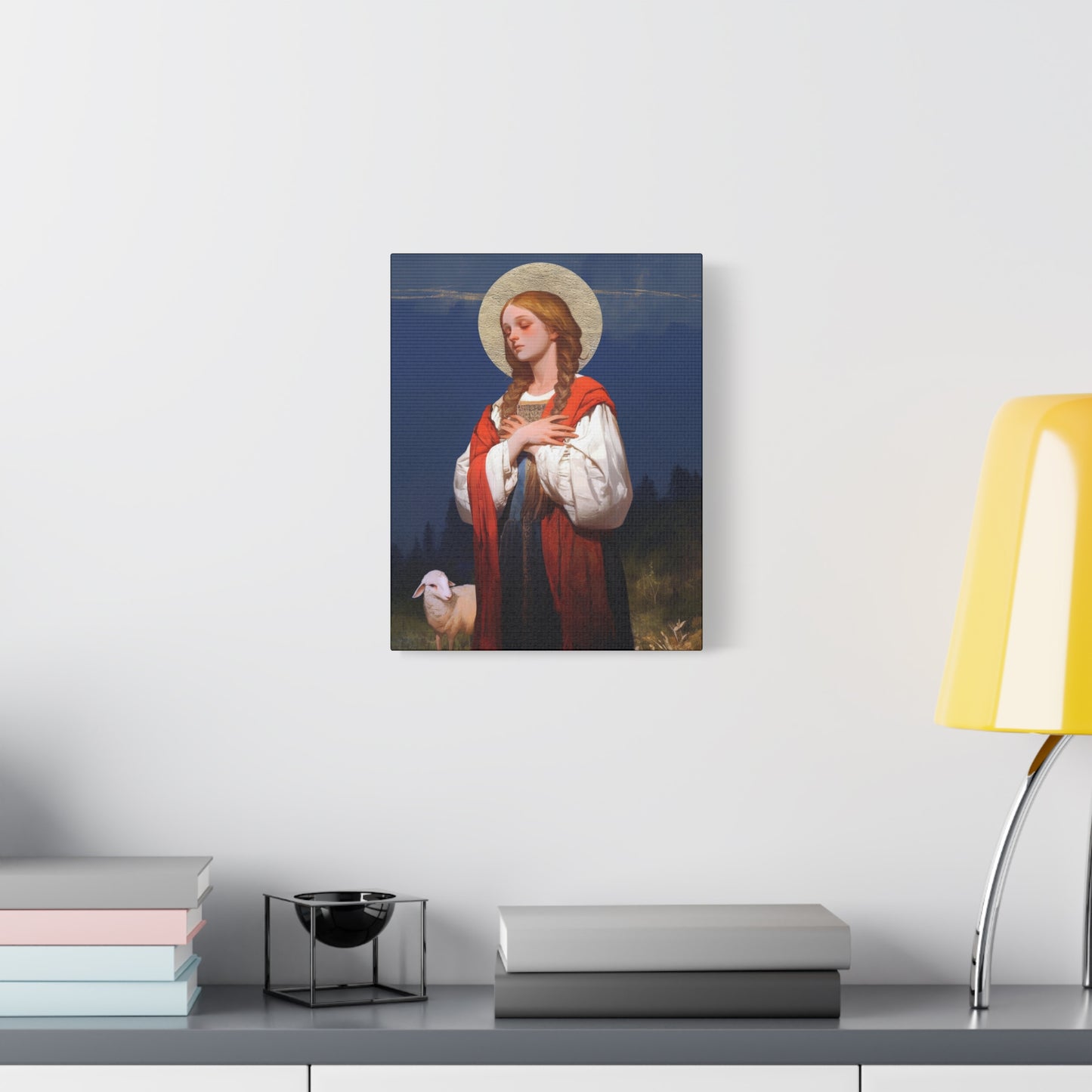 Saint Genevieve - Gallery Wrapped Canvas - Print - Religious Art for your Home - Catholic Art