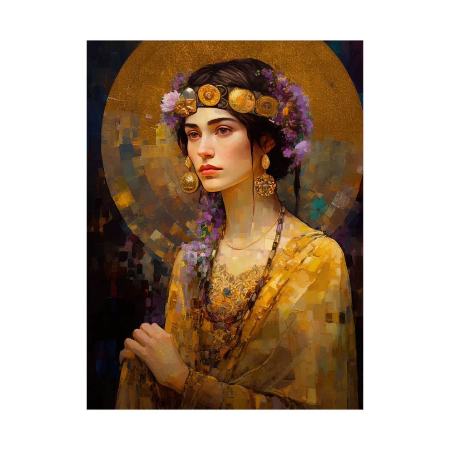 Saint Lydia Purpuraria - Sanctified Souls Print - Multiple Sizes - Premium Matte Vertical Posters