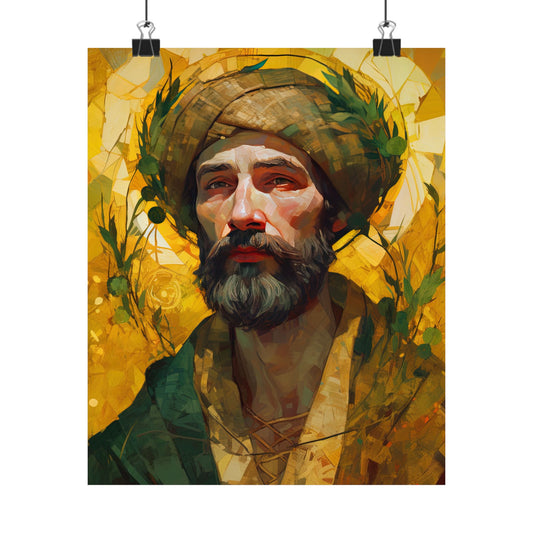 St. Isidore the Farmer - Catholic Saint Poster Print