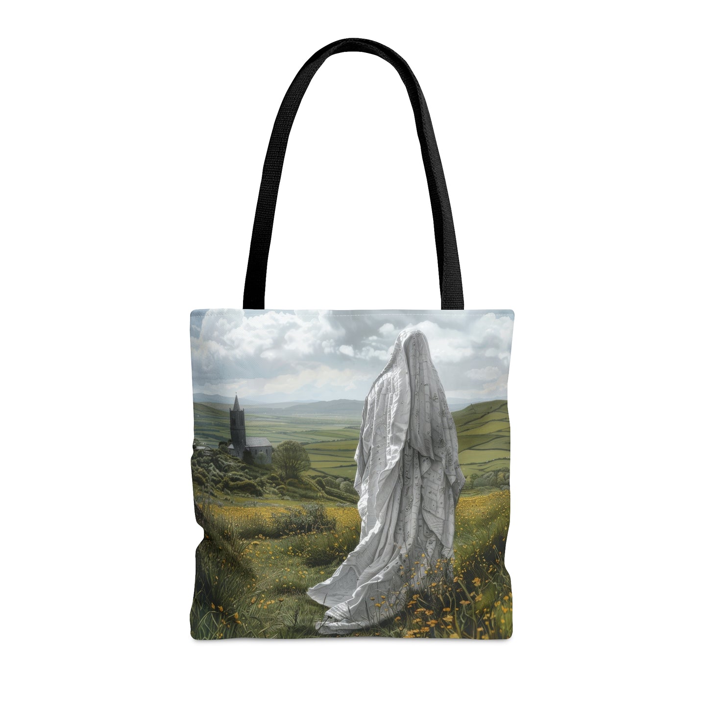 Saint Ælfthryth of Crowland / Saint Alfreda Tote Bag - Large Medium Small Faith Art Bag - Catholic Faith Purse - Religious Carry All