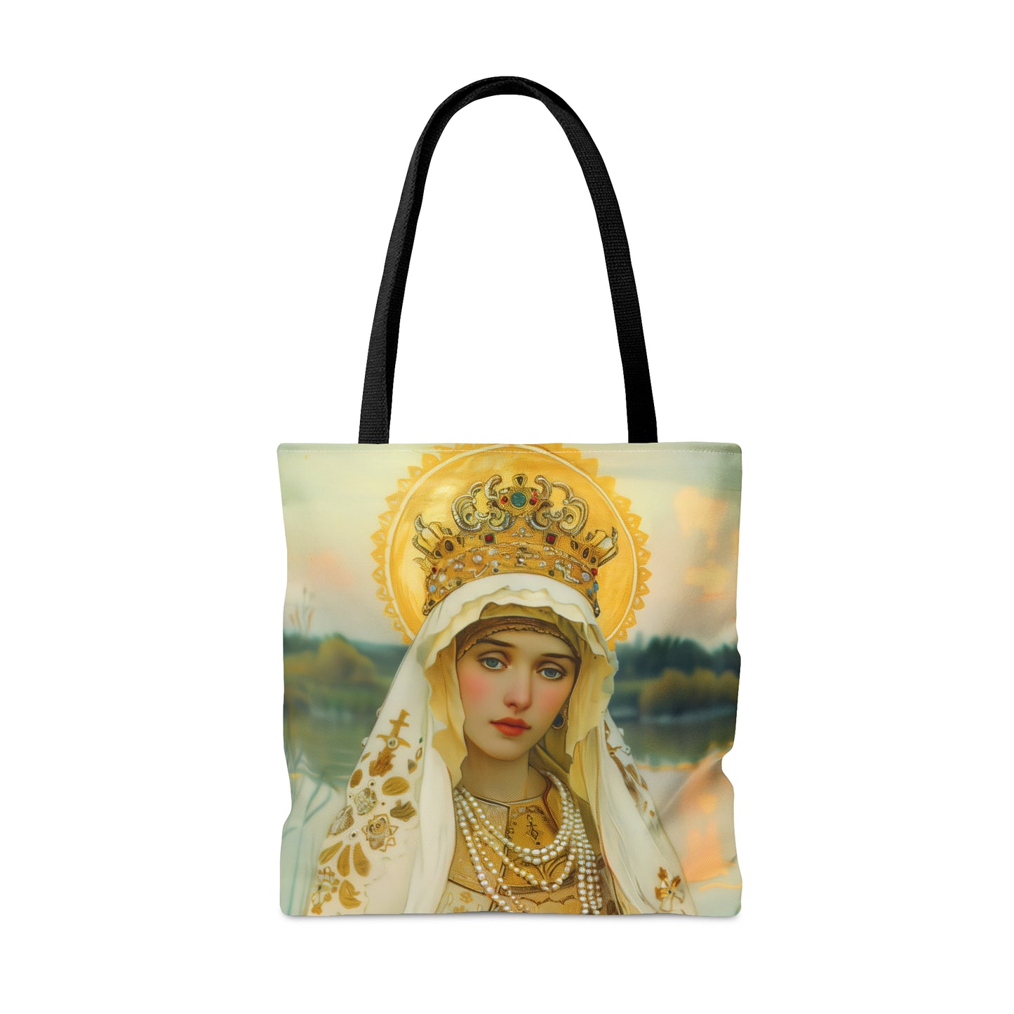 Saint Olga of Kyiv Tote Bag - Large Medium Small Faith Art Bag - Catholic Faith Purse - Religious Carry All