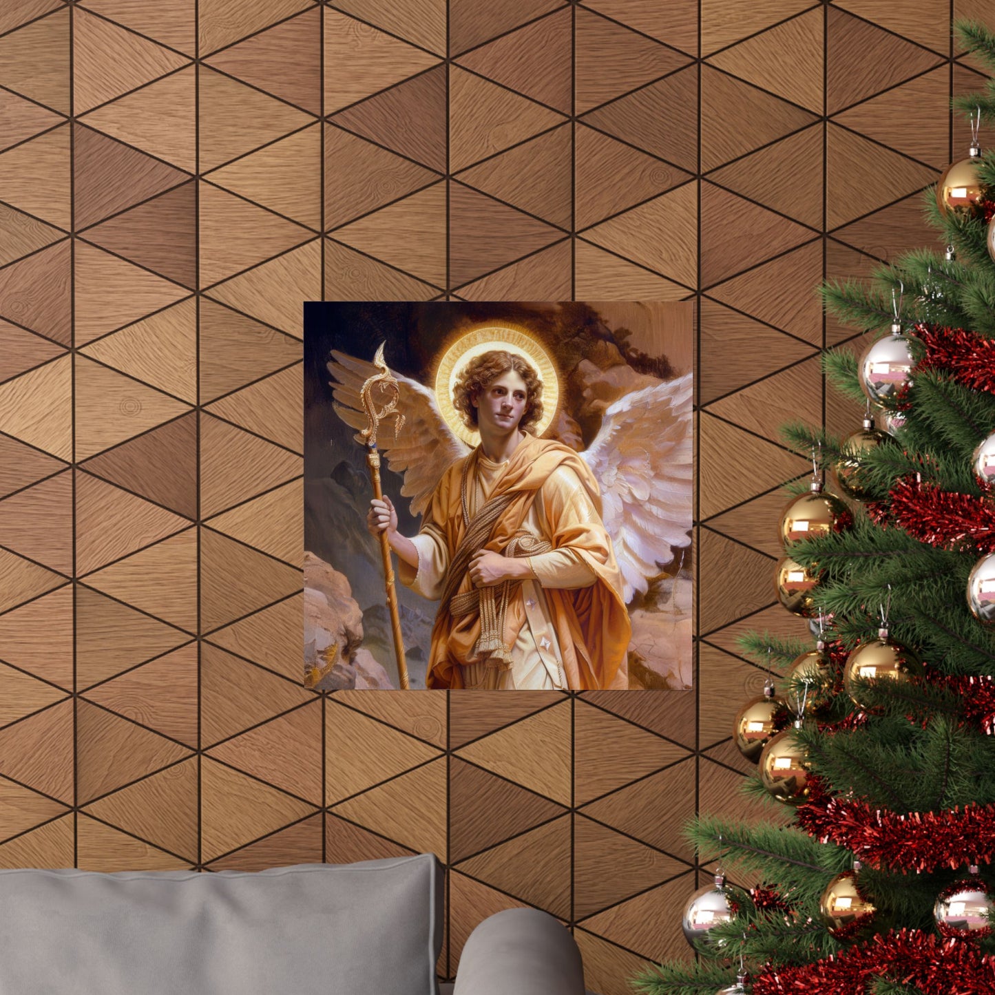Saint Raphael the Archangel - Sanctified Souls Print - Multiple Sizes - Premium Matte Vertical Posters