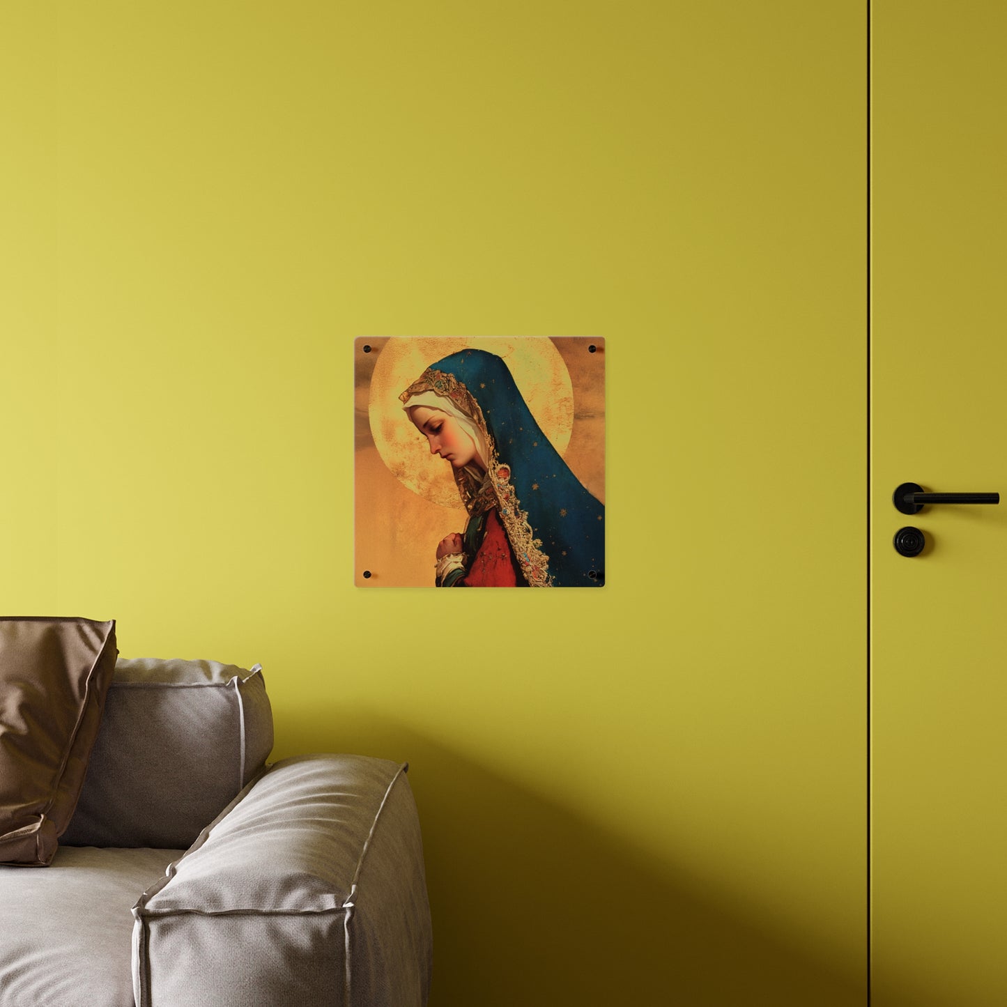 Our Lady of Mercy / Our Lady of Ransom Wall Art Panel - Ready to Hang Acrylic Print - Catholic Saint Art - Patron Saint Print - Mother Mary