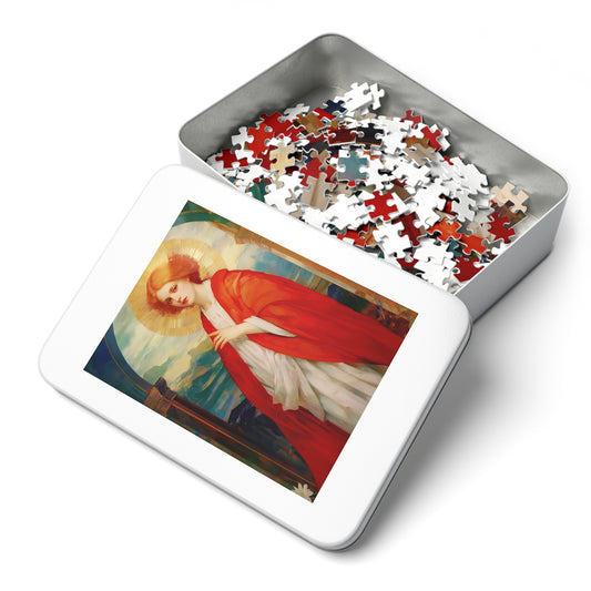 Saint Bibiana - Puzzle and Keepsake Tin - Jigsaw Puzzle (30, 110, 252, 500,1000-Piece) - Religious Puzzle