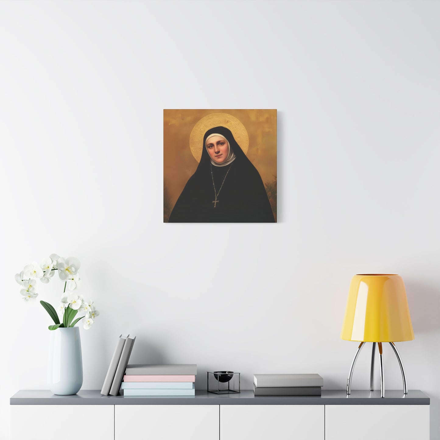 Saint Geltrude Caterina Comensoli - Gallery Wrapped Canvas - Print - Religious Art for your Home - Catholic Art