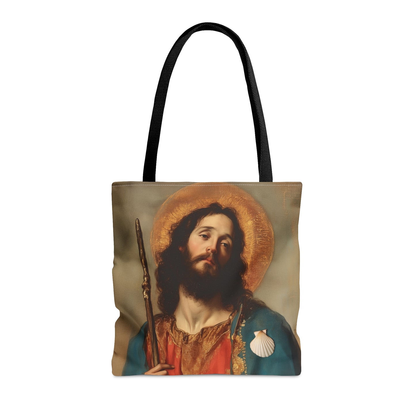 Saint James the Greater - Apostle Tote Bag - Large Medium Small Faith Art Bag - Catholic Faith Purse - Religious - Prayer Bag - Devotional