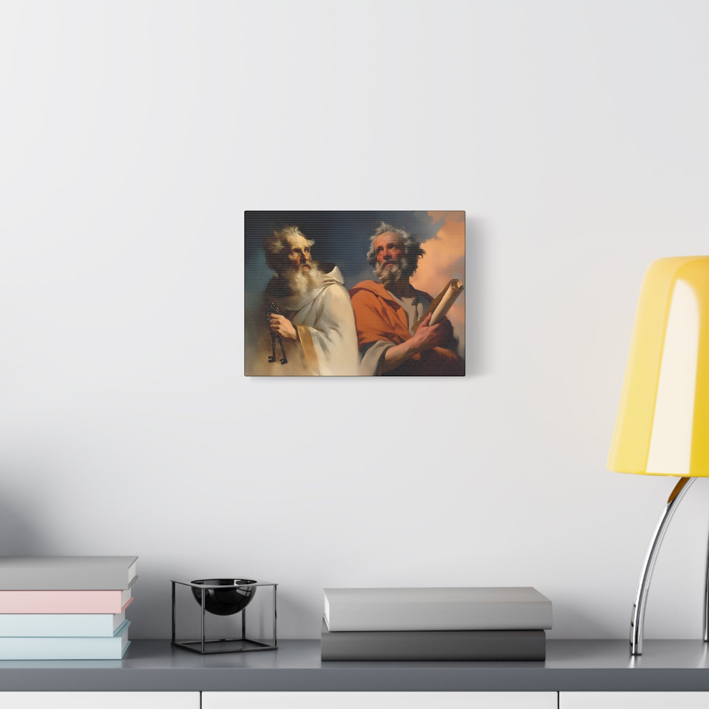 Saint Peter and Saint Paul - Museum Wrapped Canvas - Print - Religious Art for your Home - Christian print
