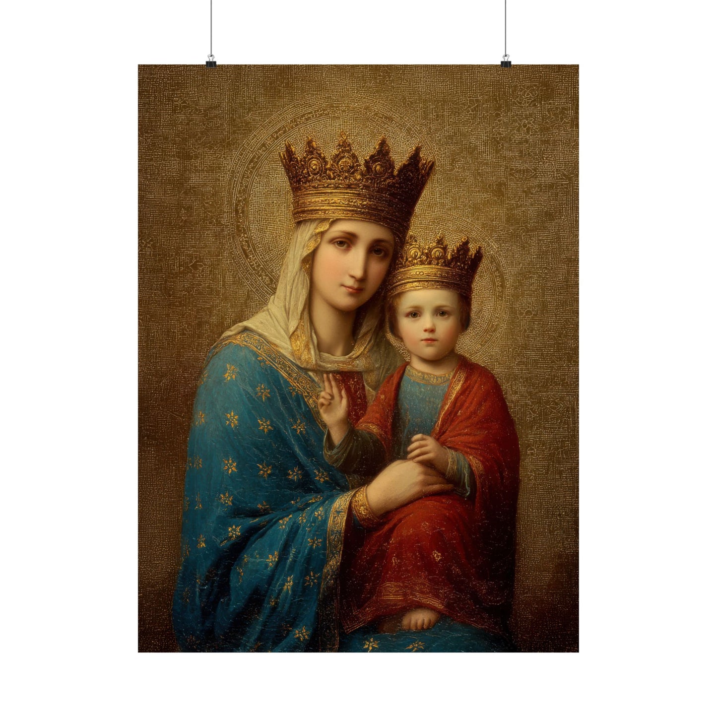 Madonna della Strada - Our Lady of the Way - Sanctified Souls Print - Multiple Sizes - Premium Matte Vertical Posters