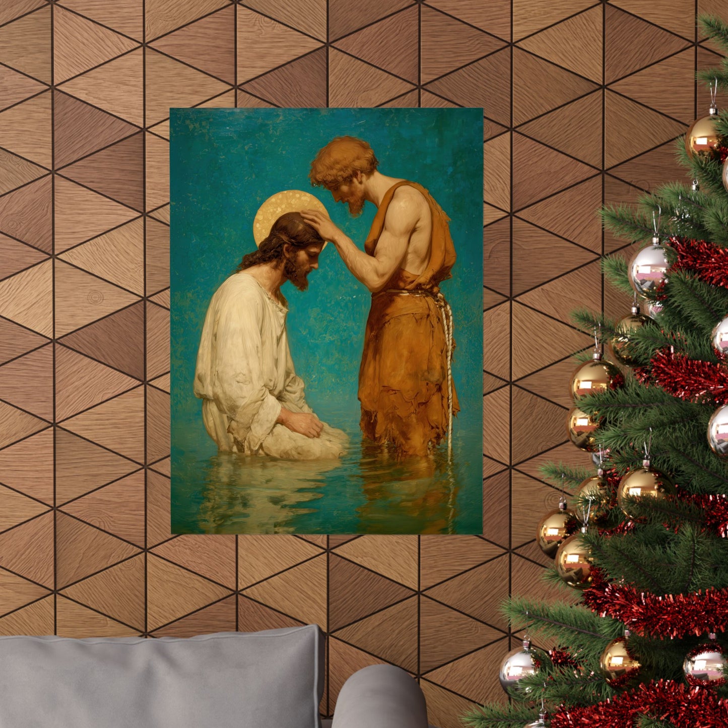 Saint John the Baptist, The Prophet and the Promise - Sanctified Souls Print - Multiple Sizes - Premium Matte Vertical Posters