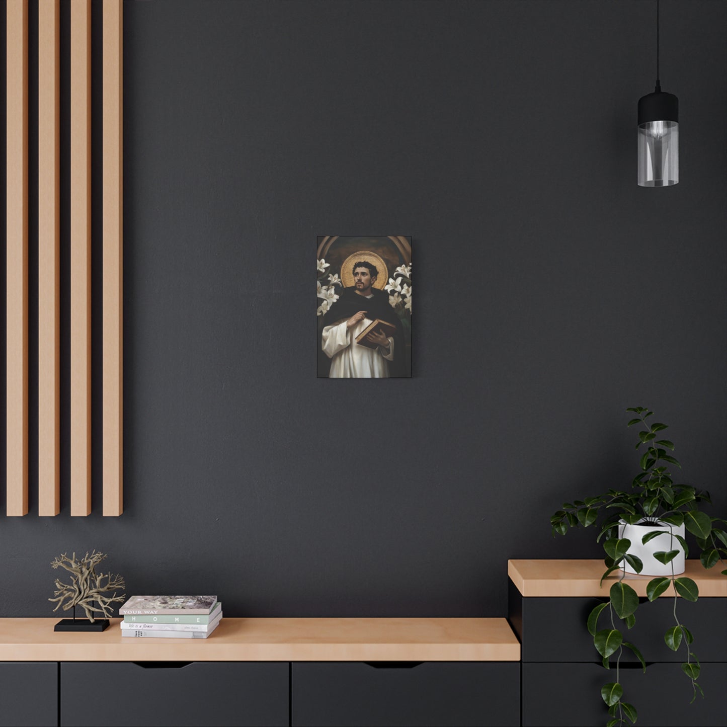 Saint Dominic -  Museum Wrapped Canvas - Sanctified Souls Print - Religious Art for your Home - Catholic Patron Saint Art