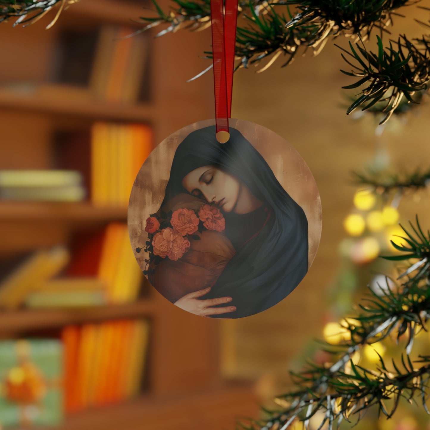 Blessed Are the Innocent in His Kingdom - The Feast of the Holy Innocents Metal Ornament - Religious Holiday Christmas Keepsake - Catholic