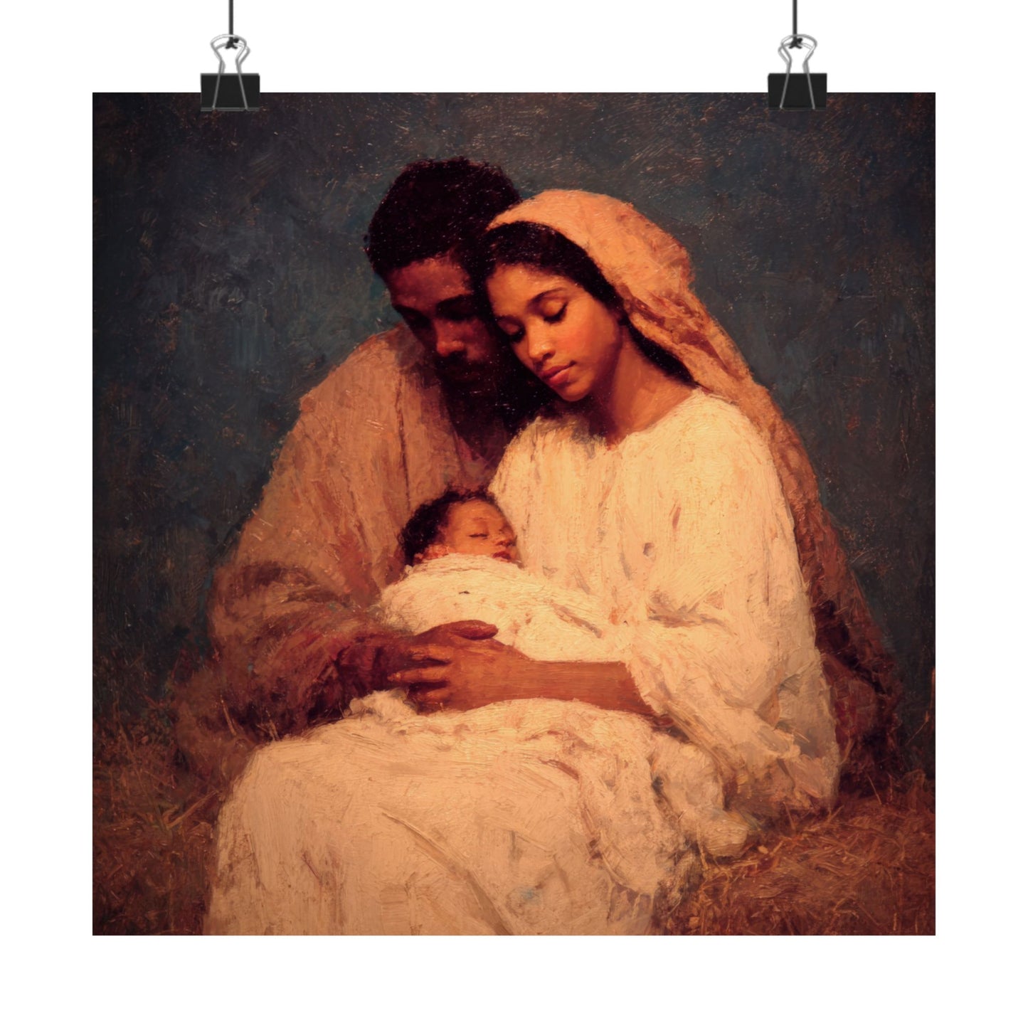 Love Made Visible in the Holy Family - Sanctified Souls Print - Multiple Sizes - Premium Matte Vertical Posters