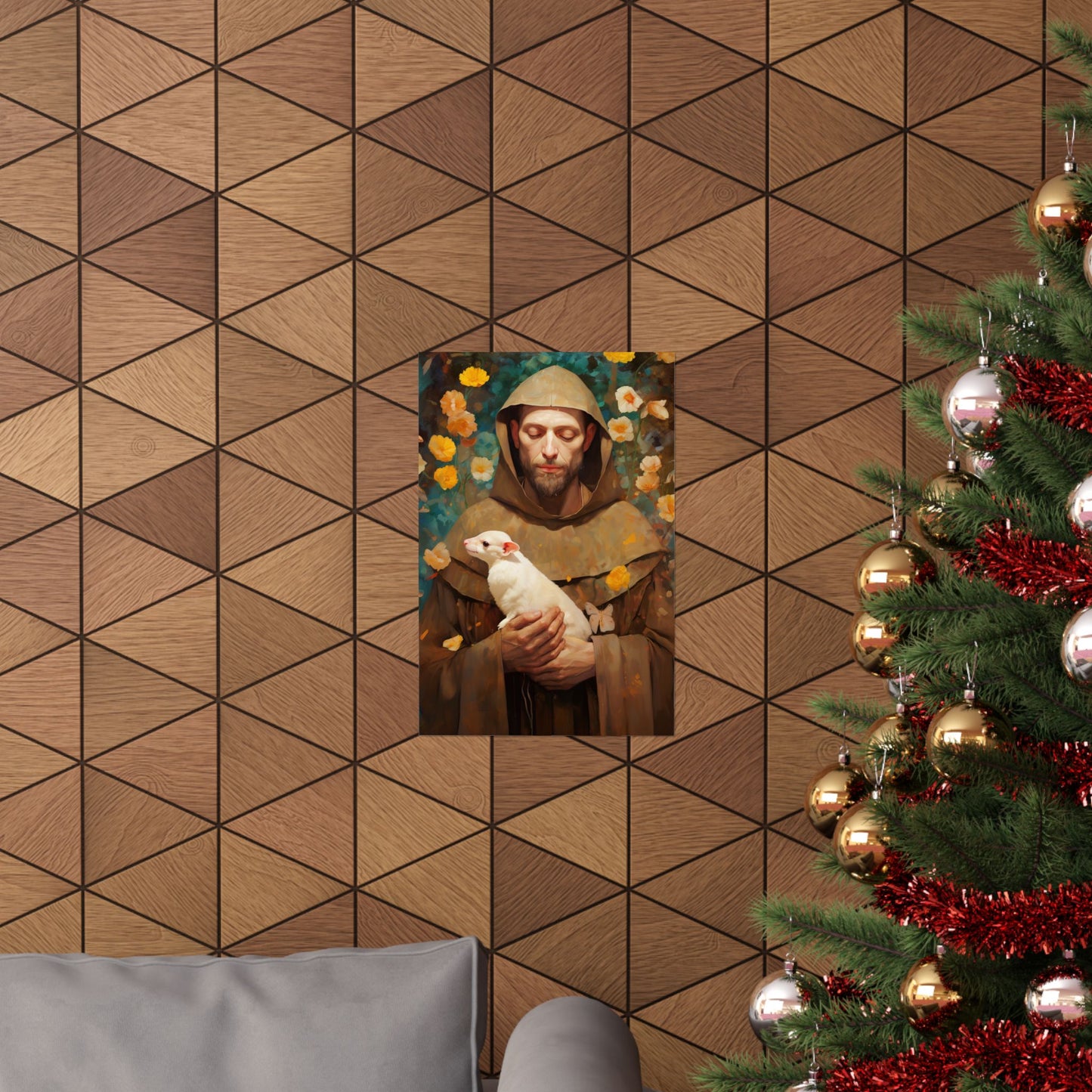 Saint Francis of Assisi - Sanctified Souls Print - Multiple Sizes - Premium Matte Vertical Posters