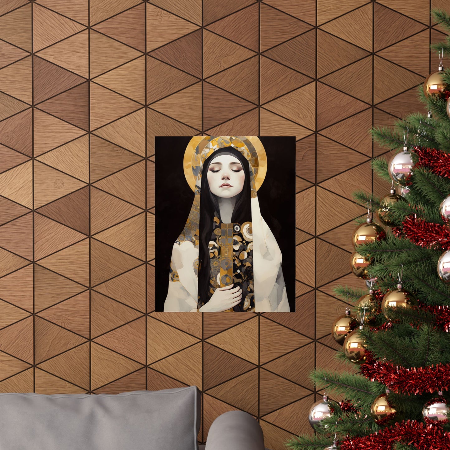 Saint Marie Magdalen Postel Print - Sanctified Souls Print - Multiple Sizes - Premium Matte Vertical Posters