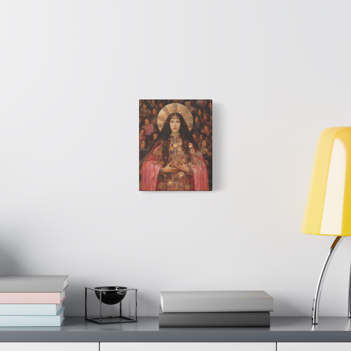 Saint Praxedes Canvas Print - Multiple Sizes - Catholic Home art - Gallery Wrapped Canvas - Sanctified Souls Print