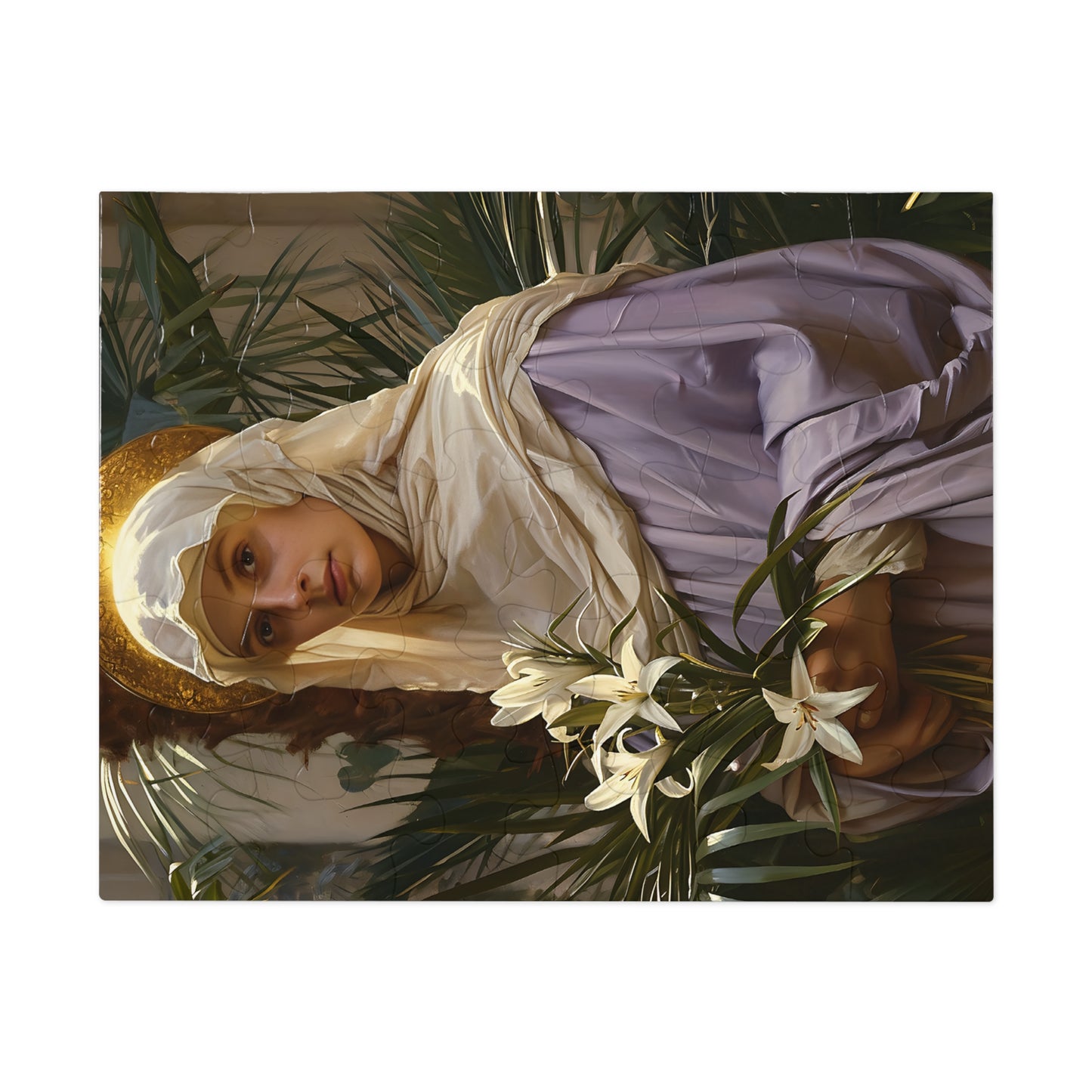 Saint Adele - Puzzle and Keepsake Tin - Religious Jigsaw Puzzle (30, 110, 252, 500,1000-Piece) - Religious Puzzle