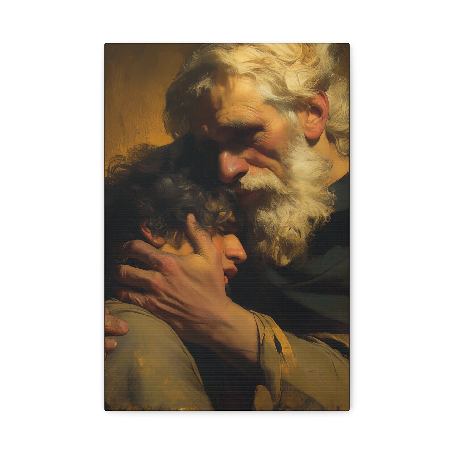 The Return of the Prodigal Son - Gallery Wrapped Canvas - Print - Religious Art for your Home - Catholic Art Print