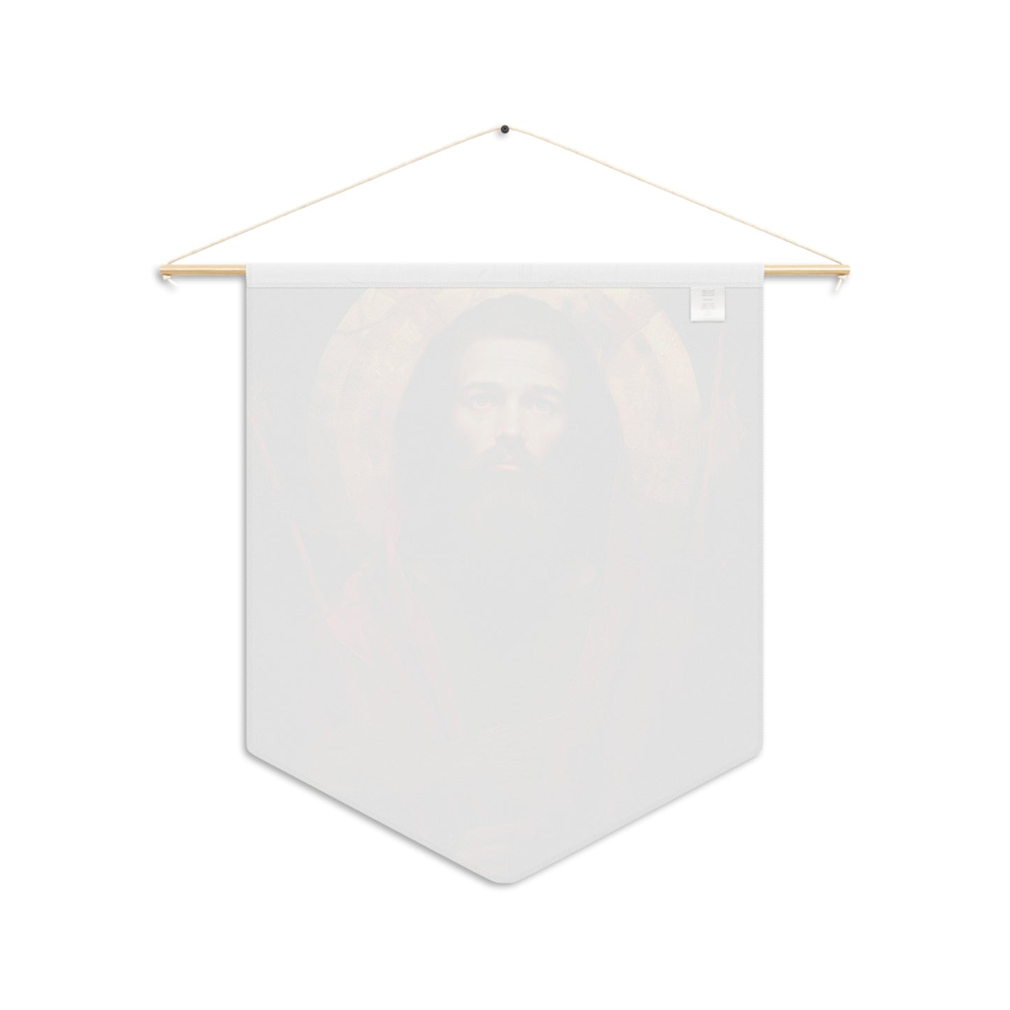 Saint Andrew Wall Banner / Wall Hanging - Prayer room art - Catholic Home Art - Large Saint Art - 18" x 21"