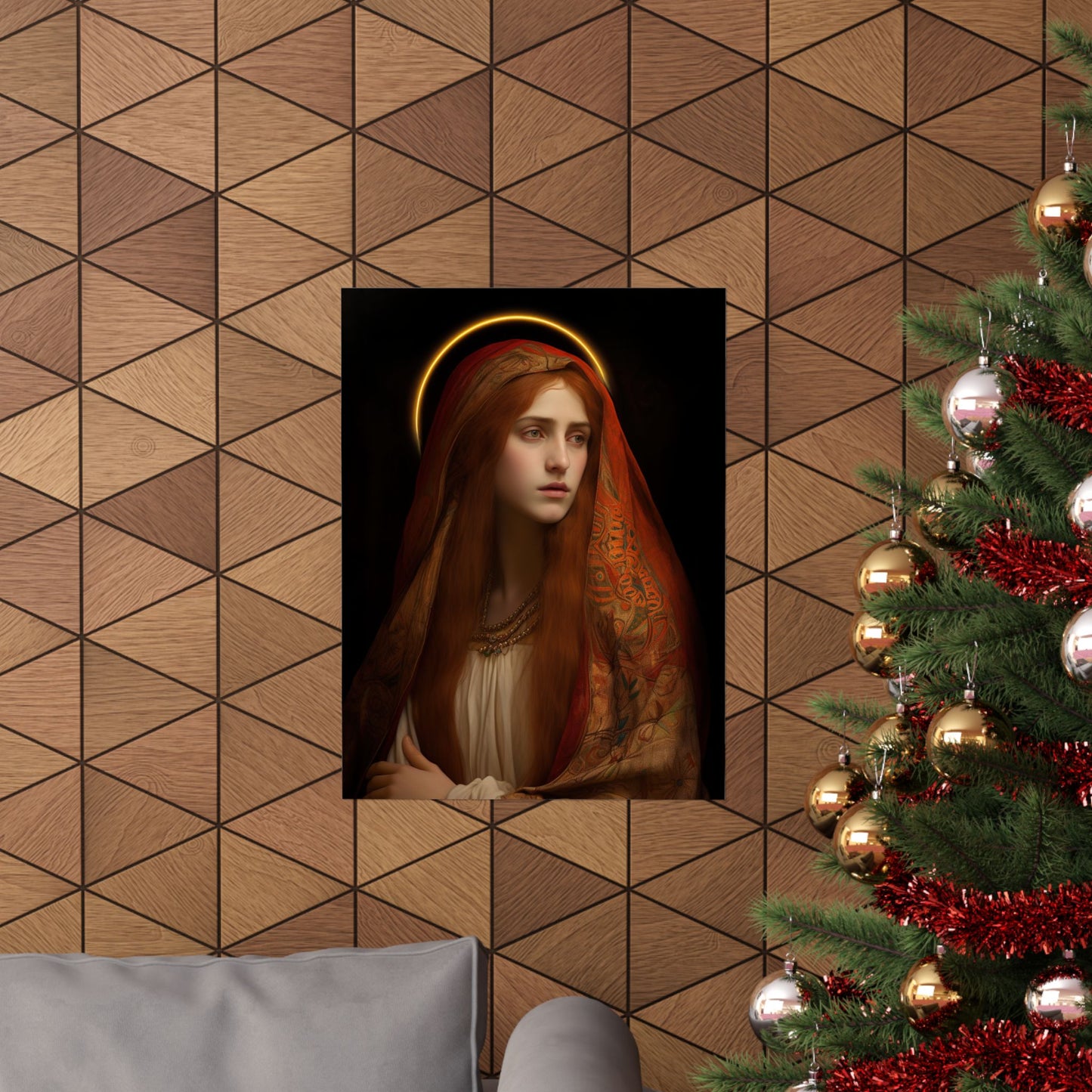 The Beloved Disciple - Mary Magdalene's Devotion Print - Sanctified Souls Print - Multiple Sizes - Premium Matte Vertical Posters