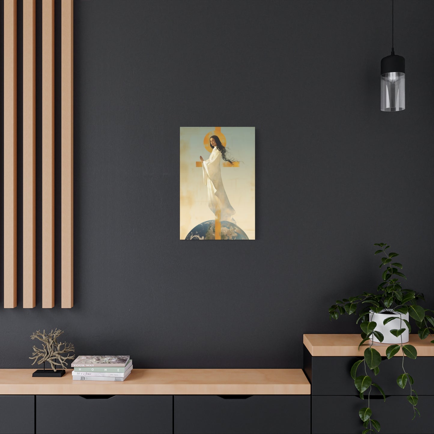 Our Lady of Akita - Mother Mary - Gallery Wrapped Canvas - Print - Religious Art for your Home - Catholic