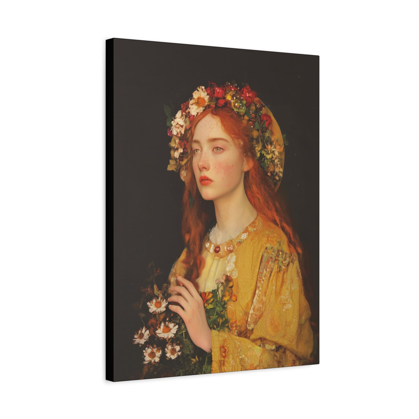 Radiance of Repentance - Mary Magdalene's Renewal - Museum Wrapped Canvas - Print - Religious Art for your Home - Prayer Room - Catholic
