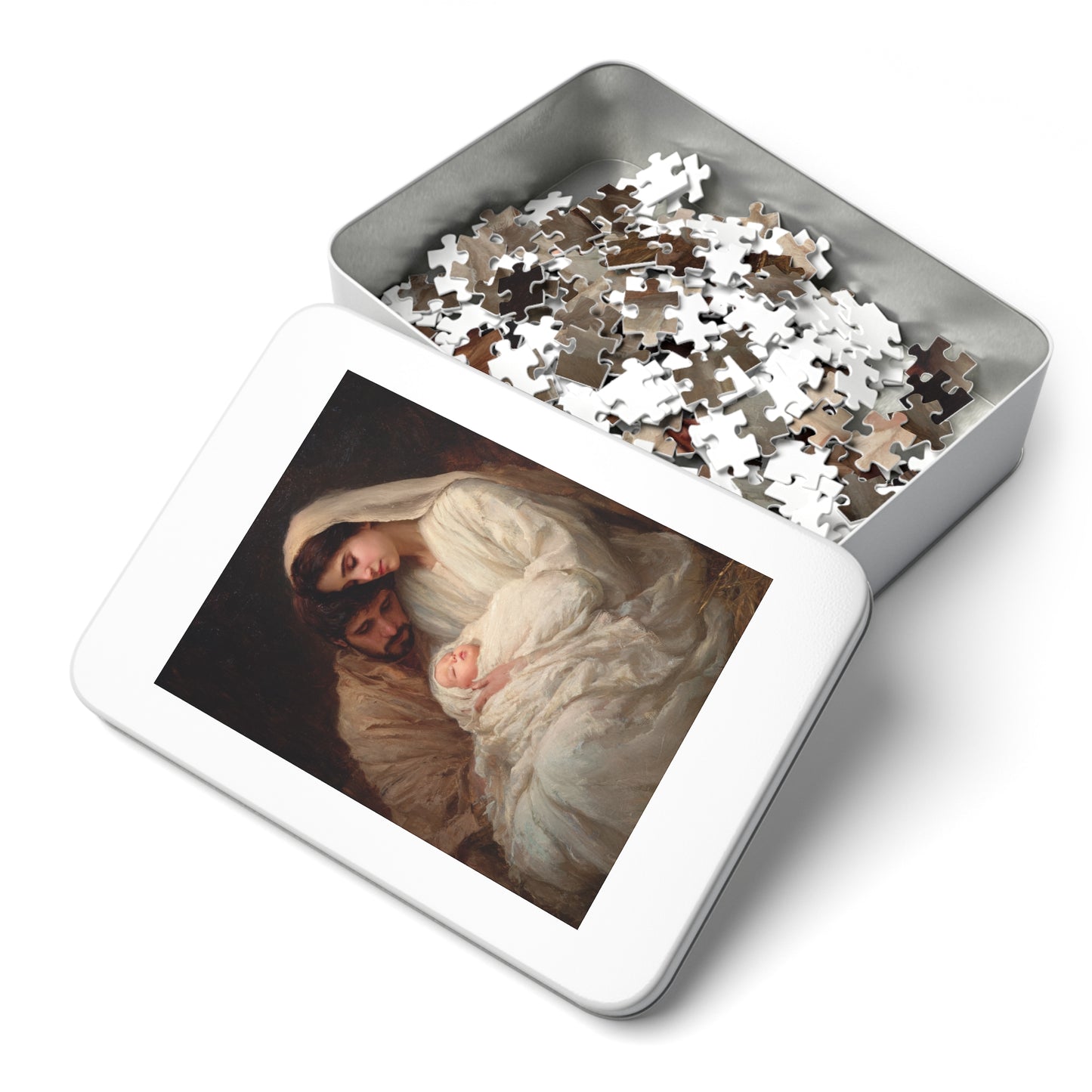 The Quiet Kingdom of the Holy Family - Puzzle & Keepsake Tin - Religious Jigsaw Puzzle (30, 110, 252, 500,1000-Piece)