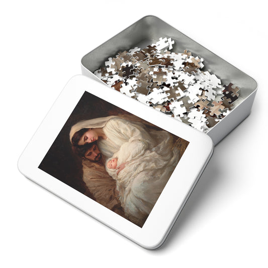 The Quiet Kingdom of the Holy Family - Puzzle & Keepsake Tin - Religious Jigsaw Puzzle (30, 110, 252, 500,1000-Piece)
