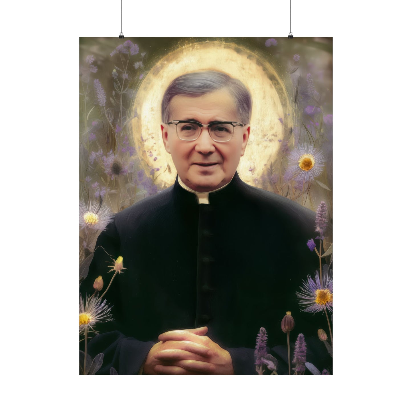 Saint Josemaría Escrivá - Sanctified Souls Print - Multiple Sizes - Premium Matte Vertical Posters