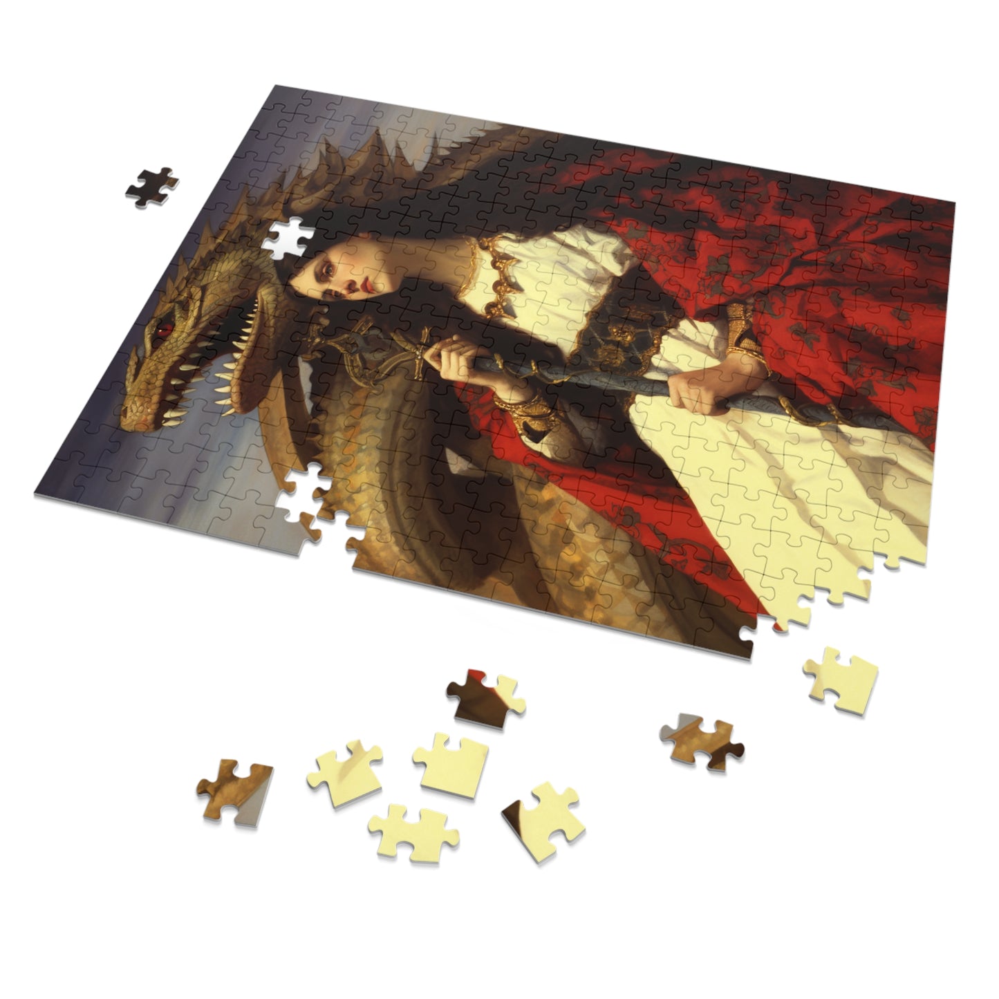 Saint Martha of Bethany - Puzzle and Keepsake Tin - Religious Jigsaw Puzzle (30, 110, 252, 500,1000-Piece) - Religious Puzzle