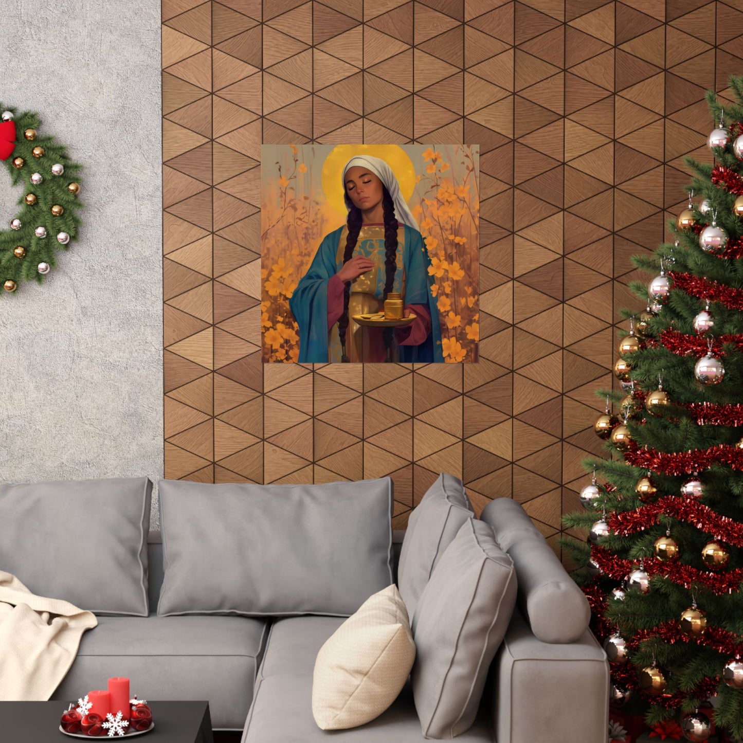 Saint Hermione of Ephesus - Sanctified Souls Print - Multiple Sizes - Premium Matte Vertical Posters