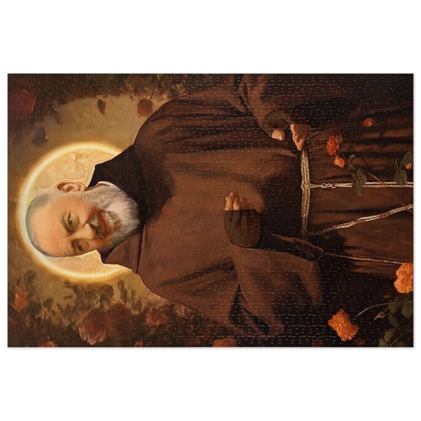Saint Padre Pio - Puzzle and Keepsake Tin - Religious Jigsaw Puzzle (30, 110, 252, 500,1000-Piece) - Religious Puzzle