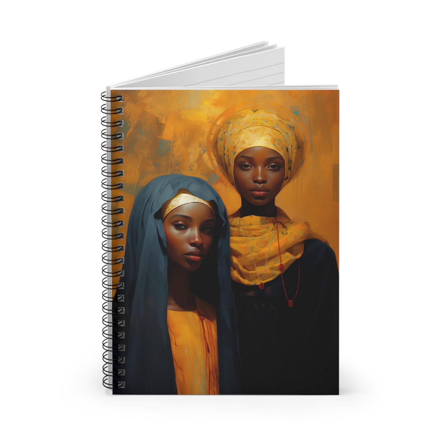 Saint Perpetua and Saint Felicity Journal - Sanctified Souls Art - Religious Based Notebook - Spiral Notebook - Ruled Line