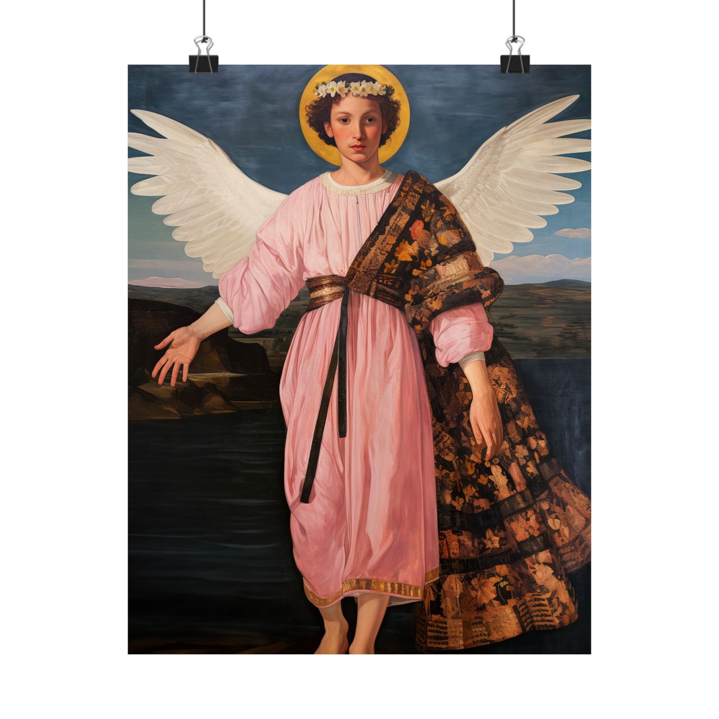 Saint Raphael the Archangel - Sanctified Souls Print - Multiple Sizes - Premium Matte Vertical Posters