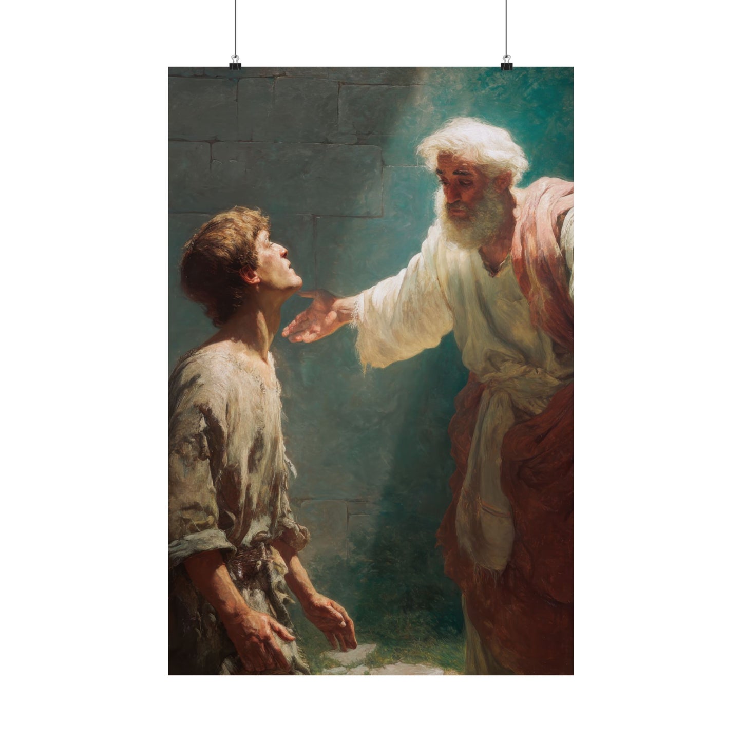 Homecoming of the Prodigal Son - Sanctified Souls Print - Multiple Sizes - Premium Matte Vertical Posters