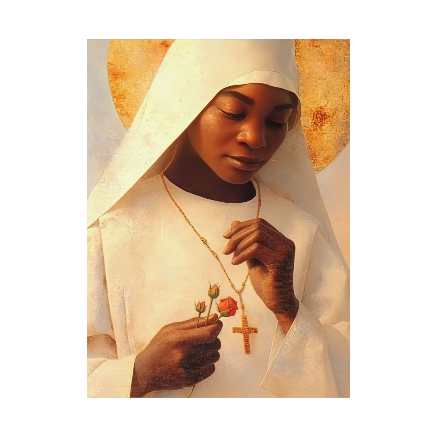 Blessed Marie-Clementine Anuarite Nengapeta - Sanctified Souls Print - Multiple Sizes - Premium Matte Vertical Posters