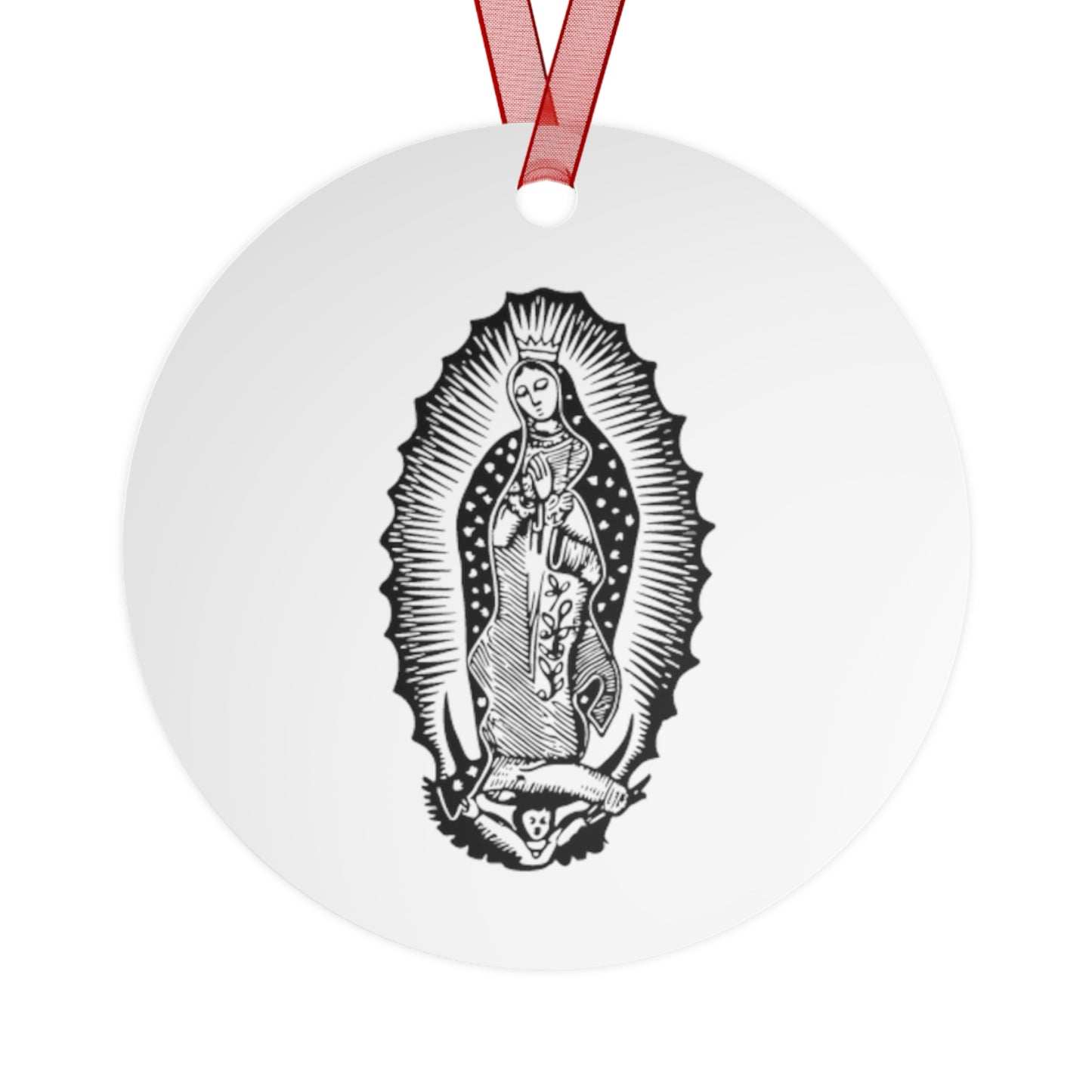 Saint Juan Diego - Religious Holiday Christmas Ornament and Keepsake - Double sided Keepsake Religious Ornament