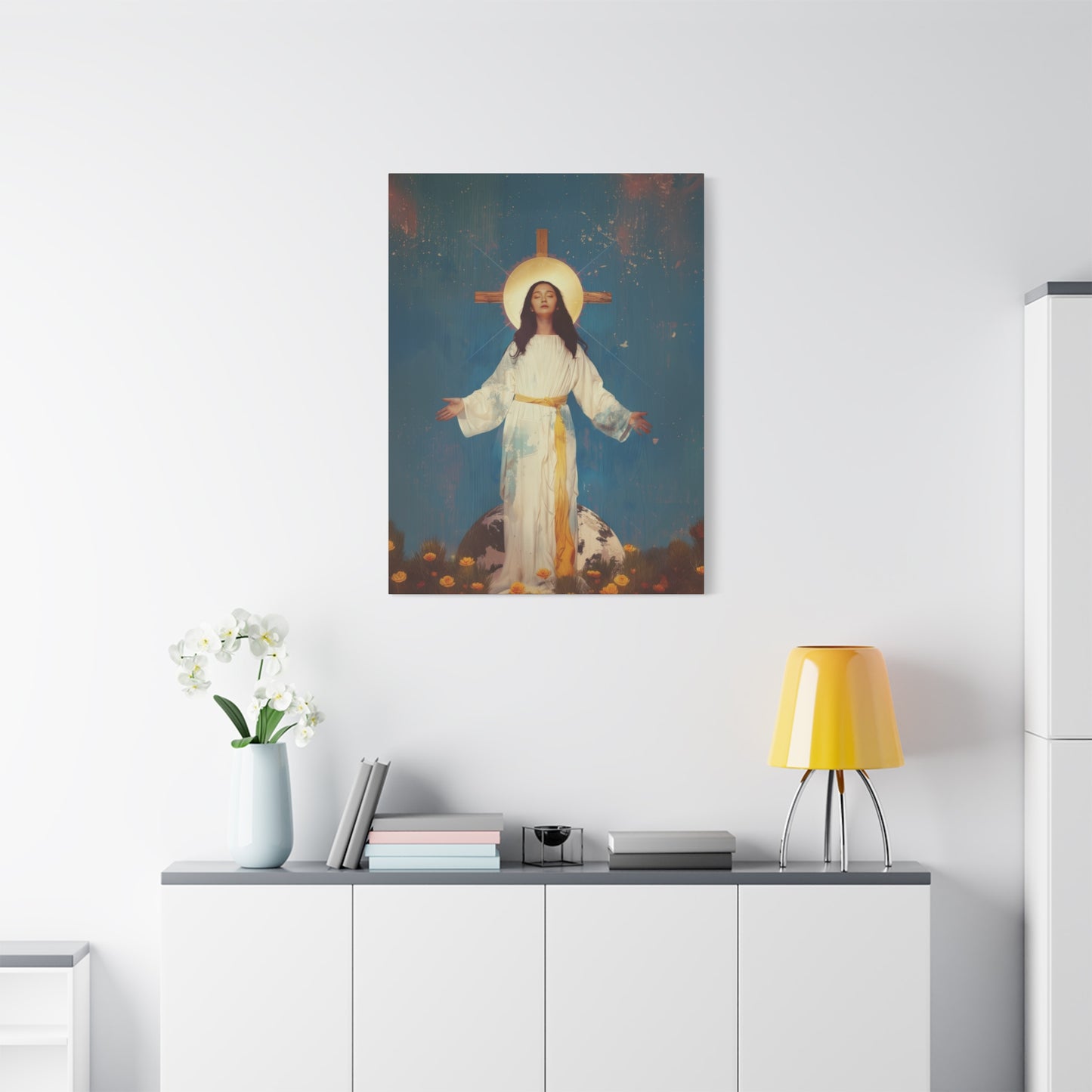 Our Lady of Akita - Mother Mary - Gallery Wrapped Canvas - Print - Religious Art for your Home - Catholic