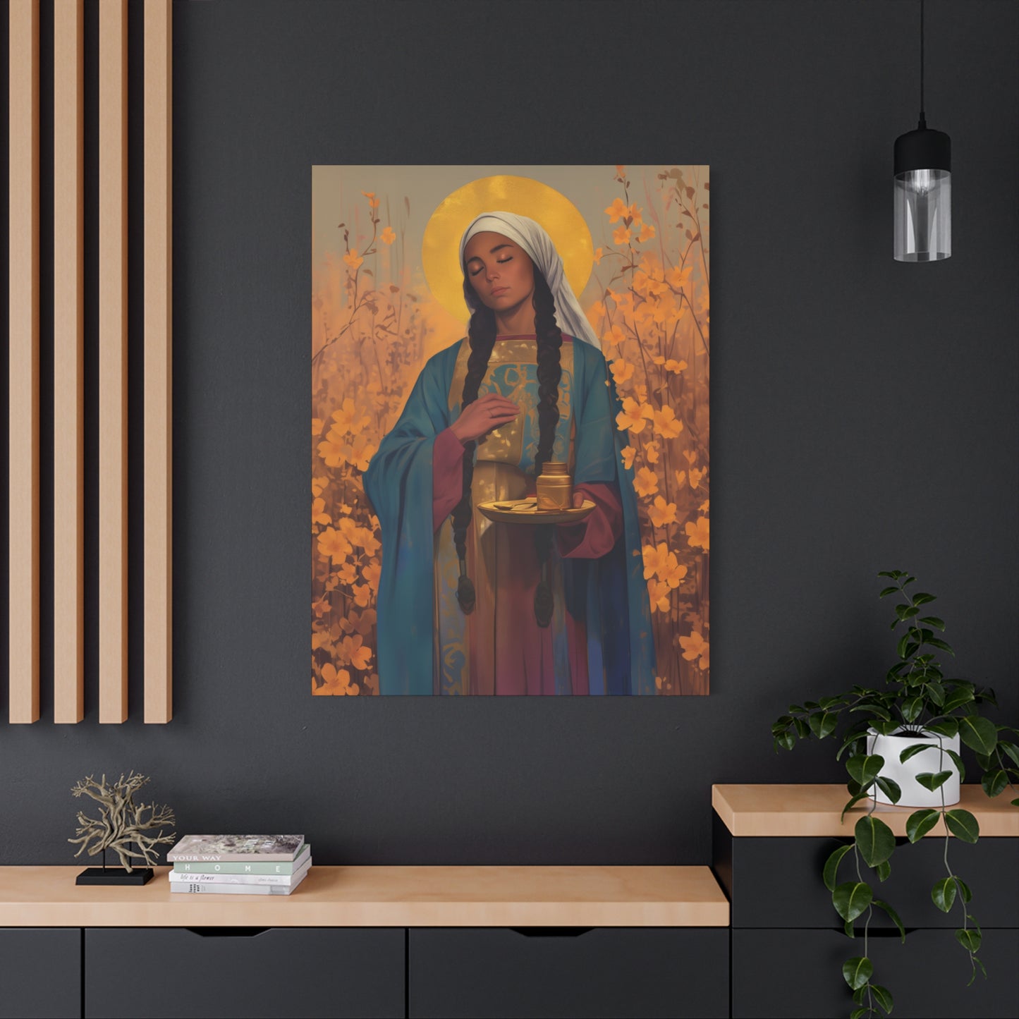 Saint Hermione of Ephesus - Gallery Wrapped Canvas - Print - Religious Art for your Home - Catholic Art Print