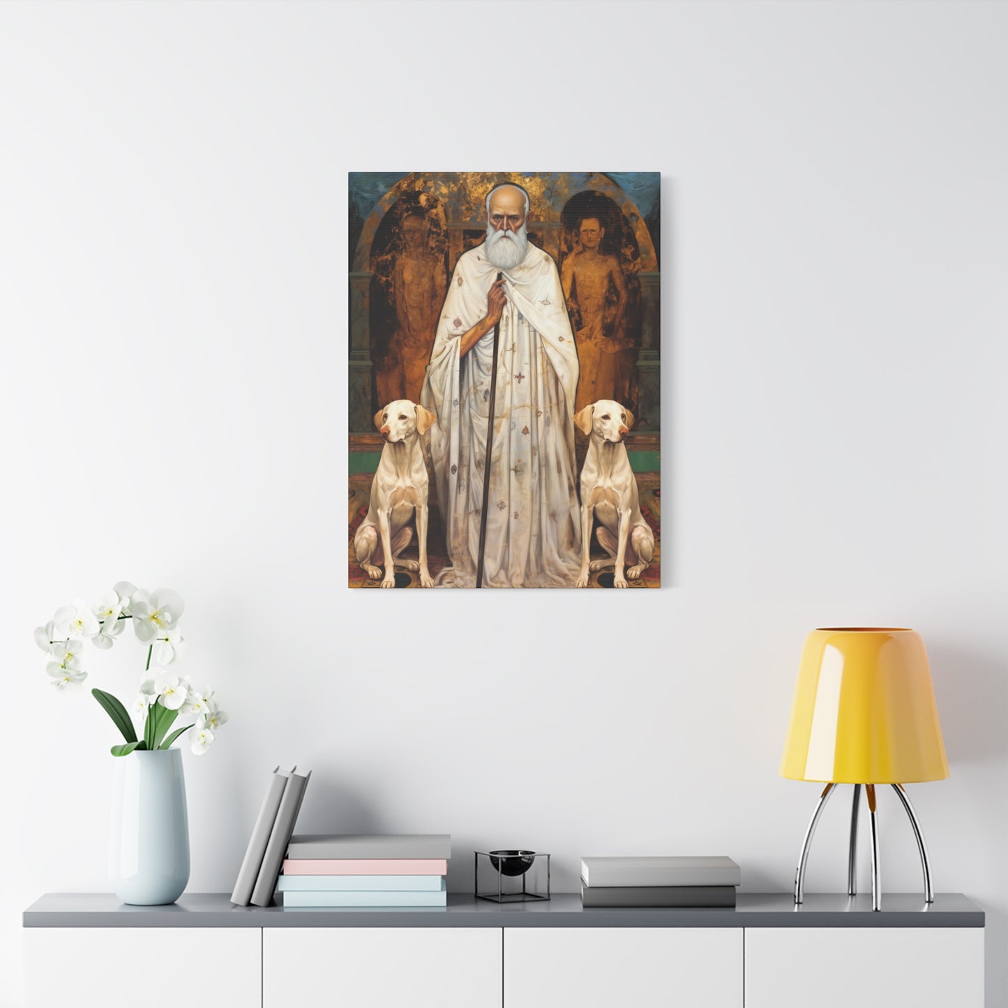 Saint Lazarus of Bethany Canvas Print - Multiple Sizes - Catholic Home art - Museum Wrapped Canvas - Sanctified Souls Print