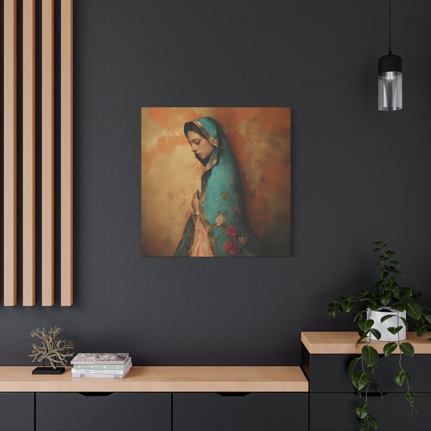 Our Lady of Guadalupe - Gallery Wrapped Canvas - Print - Religious Art for your Home - Catholic Art